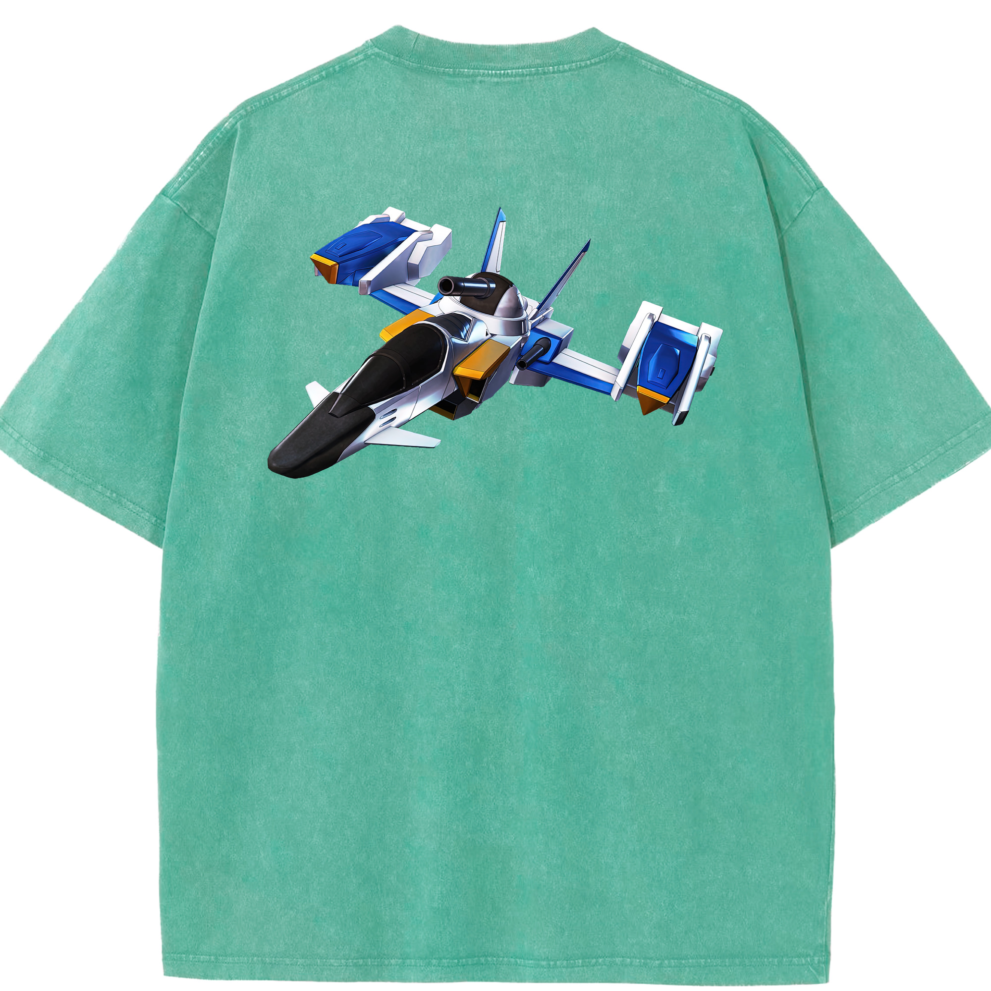 （画像用） 機動戦士ガンダム Mobile Suit Gundam 綿100% ヴィンテージ風 半袖Tシャツ（背面プリント）